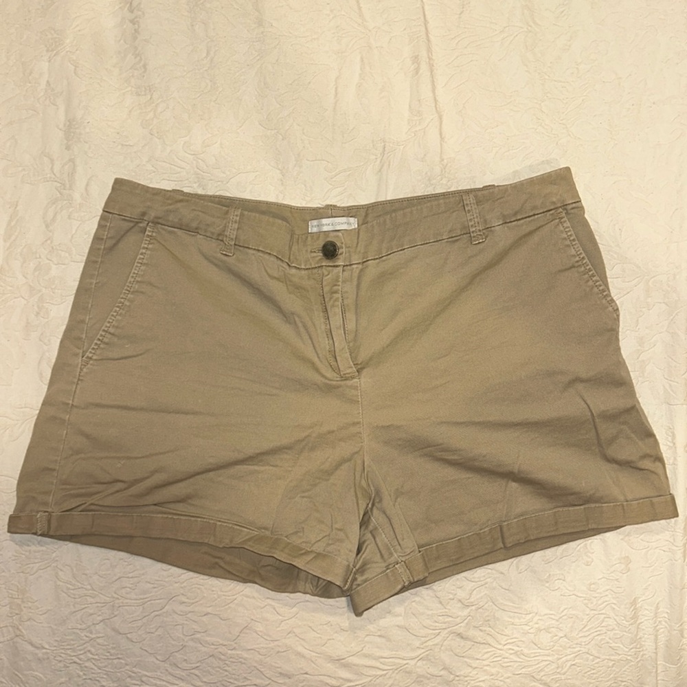 New York & Company Khaki Shorts